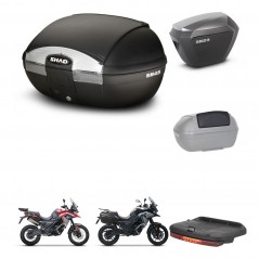 SHAD Maletas sh23 alu + soporte montaje baul SH45 accesorios KIT-474379