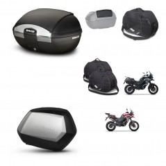 SHAD Maletas SH35 PREMIUM + soporte montaje baul SH45 accesorios KIT-474384