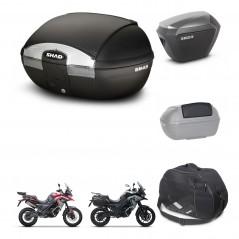 SHAD Maletas sh23 alu + soporte montaje baul SH45 accesorios KIT-474385