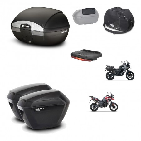 SHAD Maletas sh23 + soporte montaje baul SH45 accesorios KIT-474388