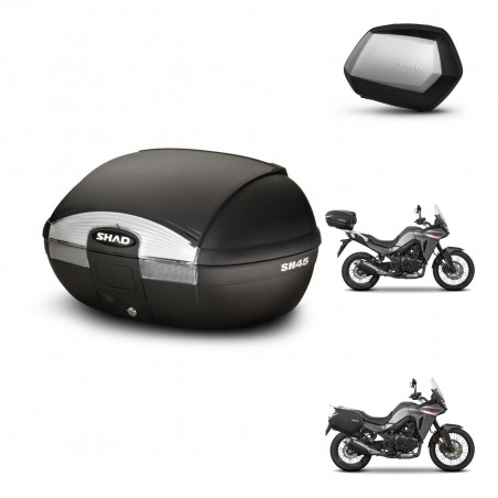 SHAD Maletas SH35 PREMIUM + soporte montaje baul SH45 KIT-474395