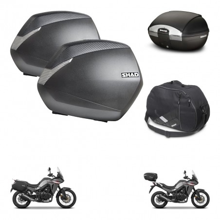 SHAD SH45 trunk + mounting bracket SH36 suitcases accessories KIT-474404