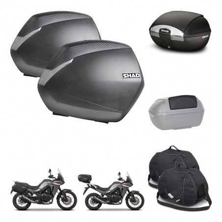 SHAD SH45 trunk + mounting bracket SH36 suitcases accessories KIT-474417