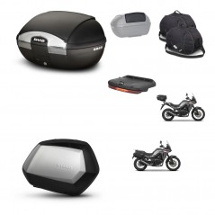 SHAD SH35 PREMIUM suitcases + mounting bracket SH45 trunk accessories KIT-474426