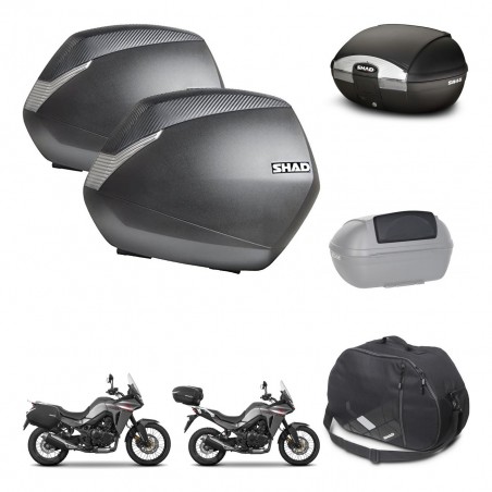 SHAD SH45 trunk + mounting bracket SH36 suitcases accessories KIT-474428