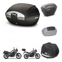 SHAD Maletas sh23 alu + soporte montaje baul SH45 accesorios KIT-474433