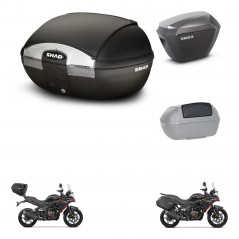 SHAD Maletas sh23 alu + soporte montaje baul SH45 accesorios KIT-474469