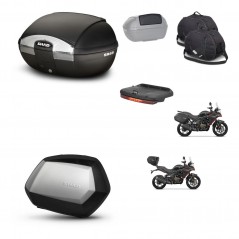 SHAD SH35 PREMIUM suitcases + mounting bracket SH45 trunk accessories KIT-474474