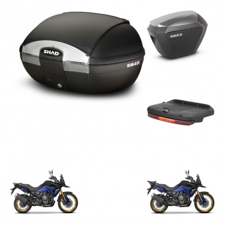 SHAD Maletas sh23 alu + soporte montaje baul SH45 accesorios KIT-474499