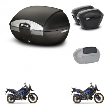 SHAD Maletas sh23 + soporte montaje baul SH45 accesorios KIT-474514