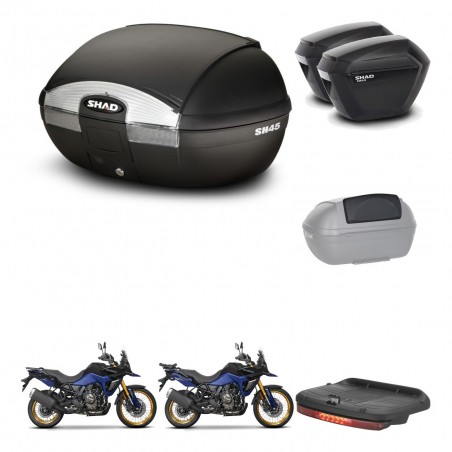 SHAD Maletas sh23 + soporte montaje baul SH45 accesorios KIT-474520