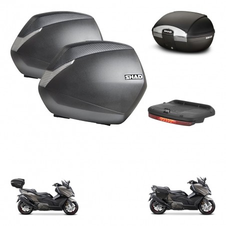 SHAD SH45 trunk + mounting bracket SH36 suitcases accessories KIT-474590