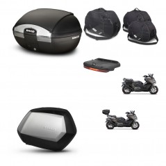 SHAD SH35 PREMIUM suitcases + mounting bracket SH45 trunk accessories KIT-474606