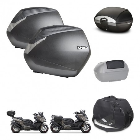 SHAD SH45 trunk + mounting bracket SH36 suitcases accessories KIT-474620