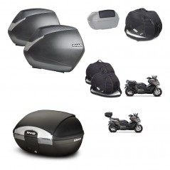 SHAD SH45 trunk + mounting bracket SH36 suitcases accessories KIT-474621