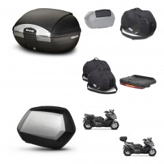 SHAD SH35 PREMIUM suitcases + mounting bracket SH45 trunk accessories KIT-474630