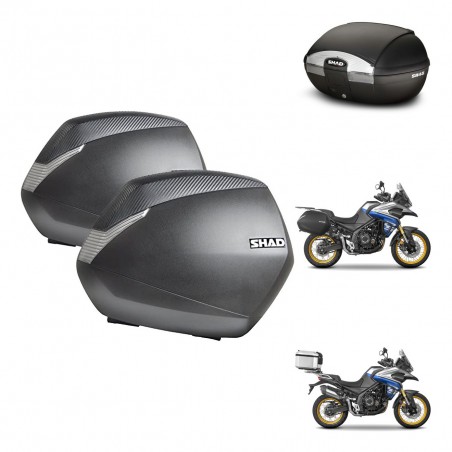 SHAD Trunk SH45 + mounting bracket SH36 suitcases KIT-474632