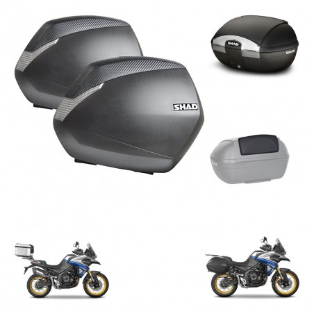 SHAD SH45 trunk + mounting bracket SH36 suitcases accessories KIT-474656