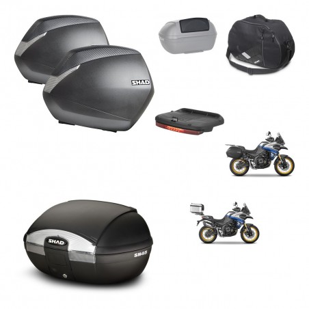 SHAD Baul SH45 + soporte montaje maletas SH36 accesorios KIT-474674