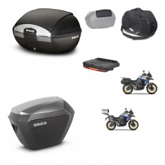 SHAD SH23 alu suitcases + mounting bracket SH45 trunk accessories KIT-474679