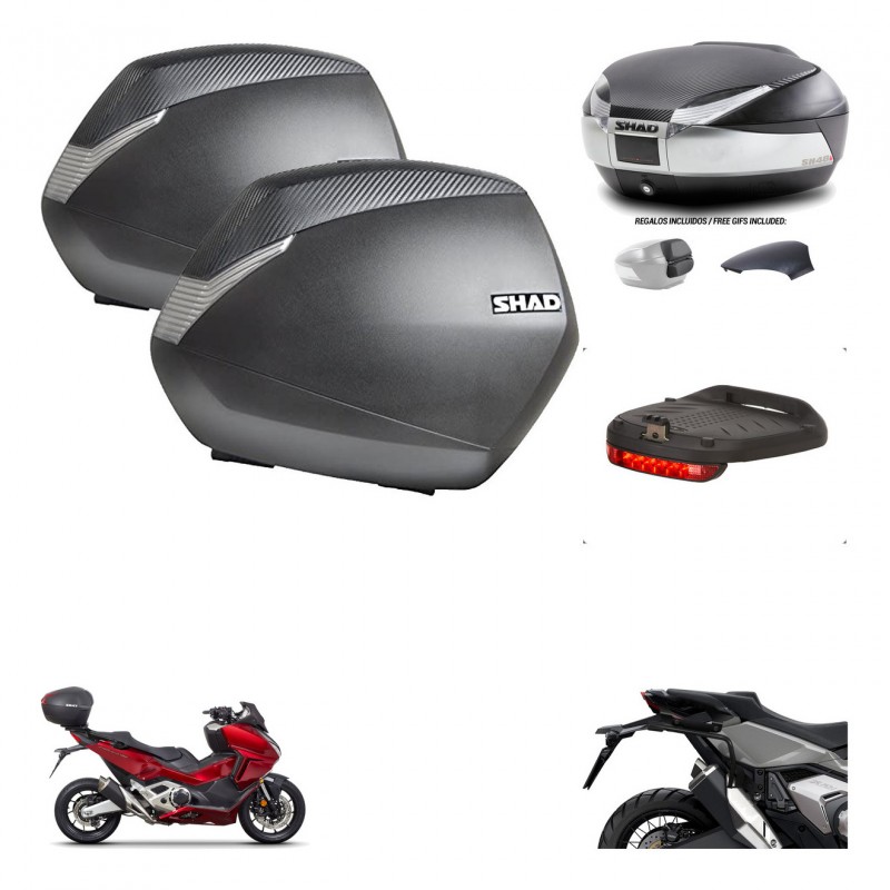 SHAD Trunk SH48 backrest cover + mounting bracket SH36 suitcases accessories KIT-475466