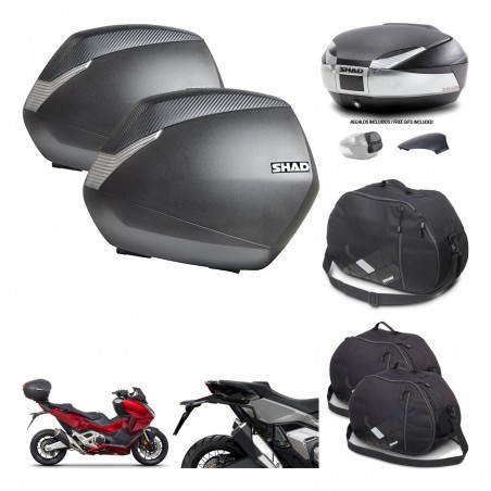 SHAD Trunk SH48 backrest cover + mounting bracket SH36 suitcases accessories KIT-475473