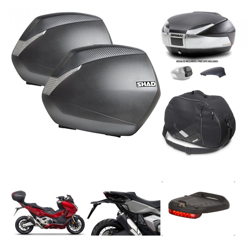 SHAD Trunk SH48 backrest cover + mounting bracket SH36 suitcases accessories KIT-475478