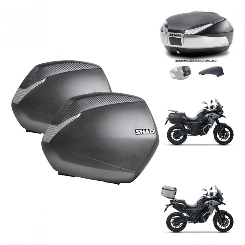 SHAD Baul SH48 tapa respaldo + soporte montaje maletas SH36 KIT-475508