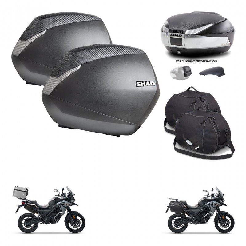 SHAD Baul SH48 tapa respaldo + soporte montaje maletas SH36 accesorios KIT-475509