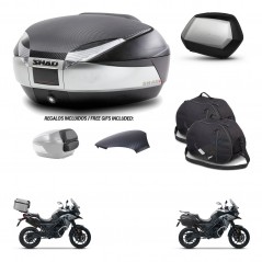 SHAD SH35 PREMIUM suitcases + mounting bracket SH48 trunk backrest cover accessories KIT-475512