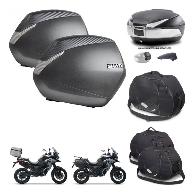 SHAD Baul SH48 tapa respaldo + soporte montaje maletas SH36 accesorios KIT-475521