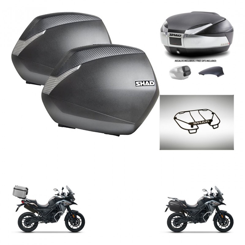 SHAD Trunk SH48 backrest cover + mounting bracket SH36 suitcases accessories KIT-475532