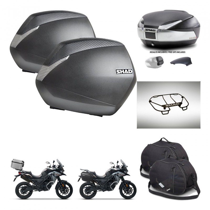 SHAD Trunk SH48 backrest cover + mounting bracket SH36 suitcases accessories KIT-475533