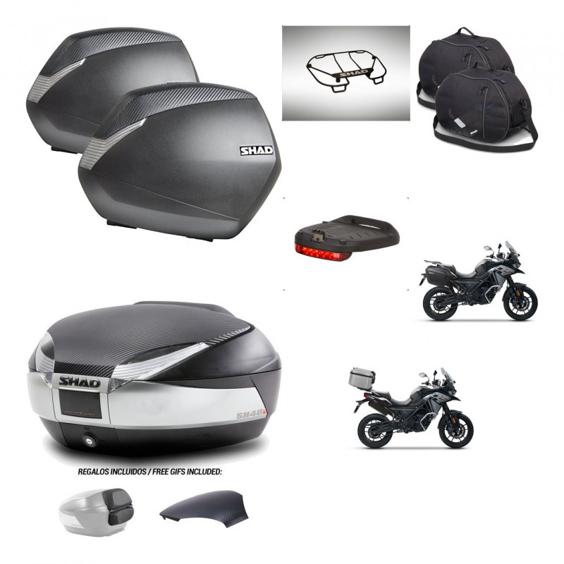 SHAD Trunk SH48 backrest cover + mounting bracket SH36 suitcases accessories KIT-475539