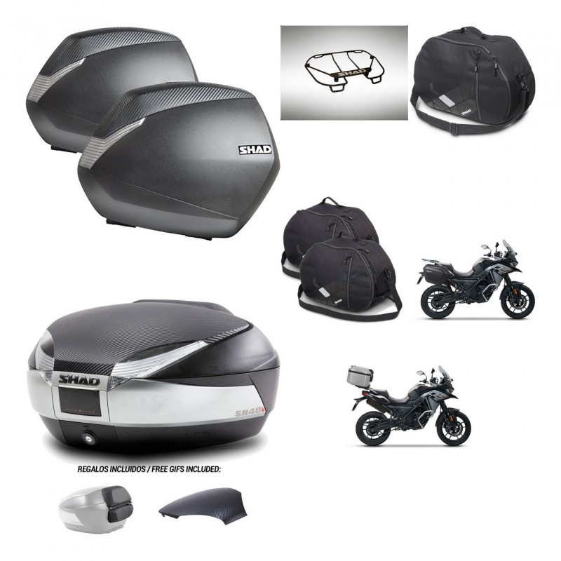 SHAD Trunk SH48 backrest cover + mounting bracket SH36 suitcases accessories KIT-475545