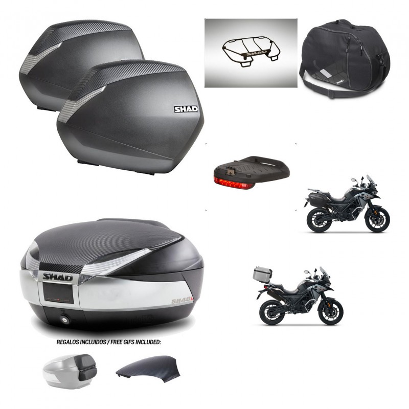SHAD Trunk SH48 backrest cover + mounting bracket SH36 suitcases accessories KIT-475550