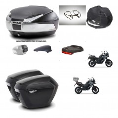 SHAD Suitcases sh23 + mounting bracket trunk SH48 backrest cover accessories KIT-475552