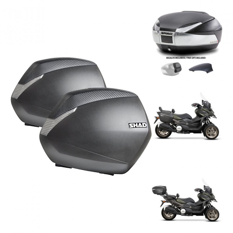 SHAD Trunk SH48 backrest cover + mounting bracket SH36 suitcases KIT-475556