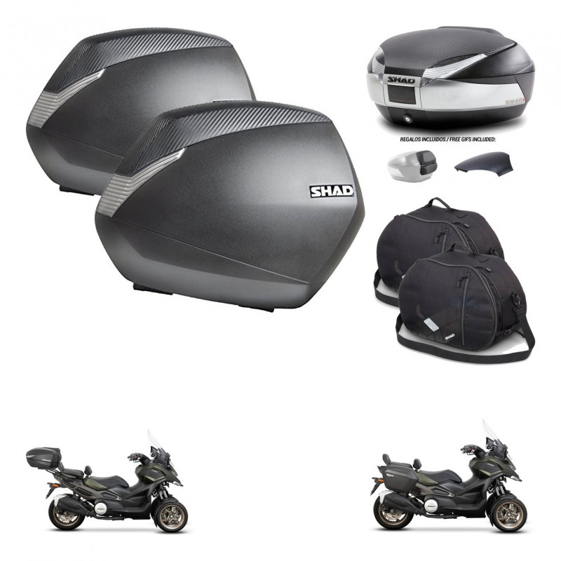 SHAD Trunk SH48 backrest cover + mounting bracket SH36 suitcases accessories KIT-475557