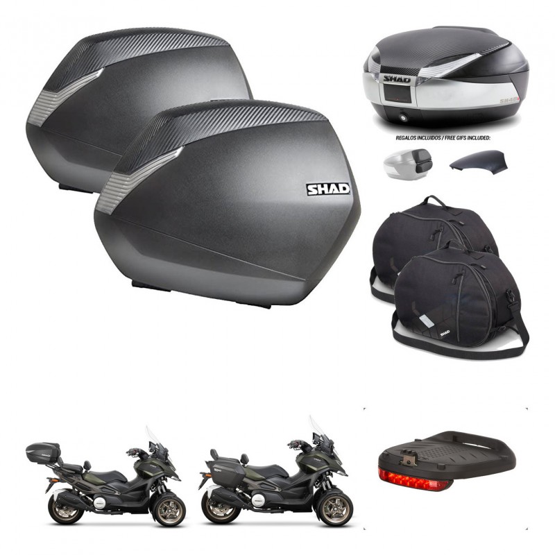 SHAD Trunk SH48 backrest cover + mounting bracket SH36 suitcases accessories KIT-475563