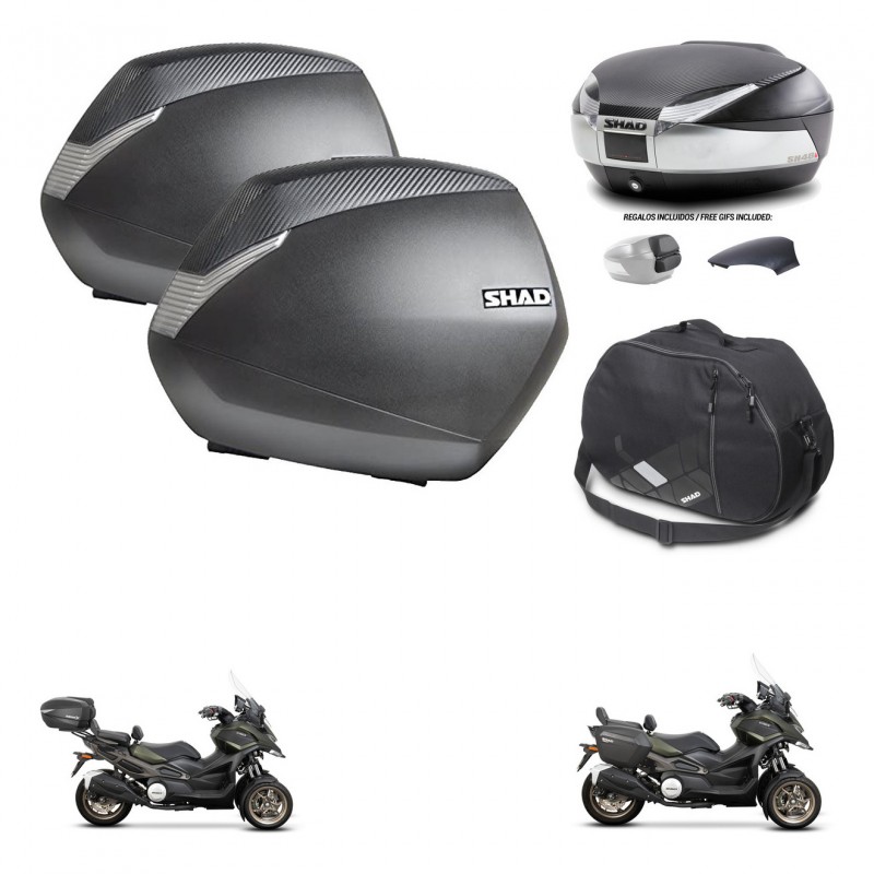SHAD Trunk SH48 backrest cover + mounting bracket SH36 suitcases accessories KIT-475568