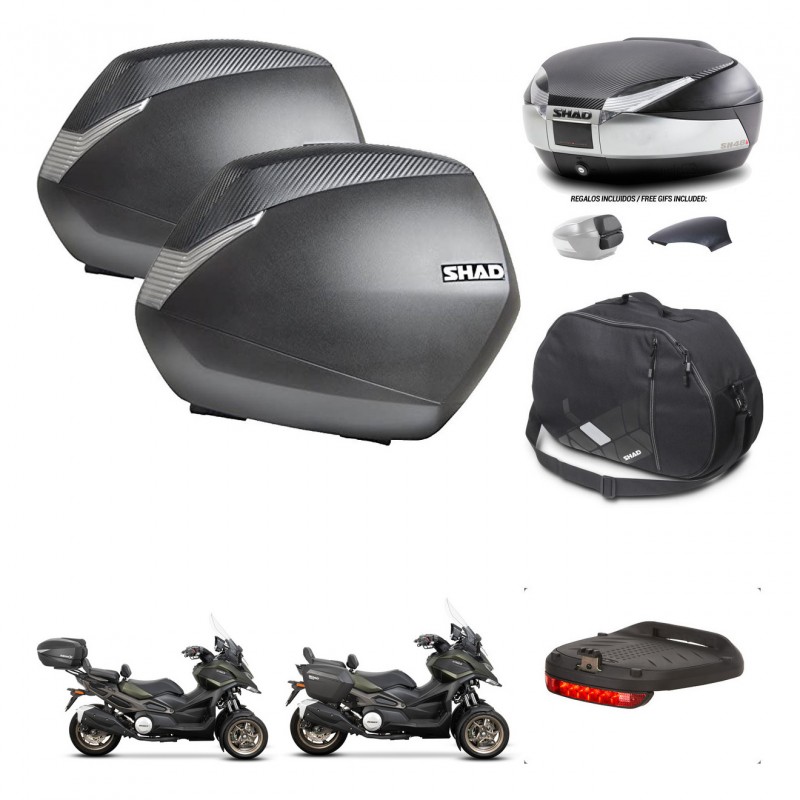 SHAD Trunk SH48 backrest cover + mounting bracket SH36 suitcases accessories KIT-475574