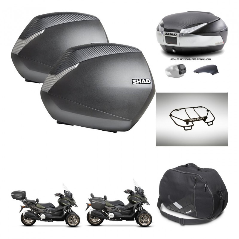 SHAD Trunk SH48 backrest cover + mounting bracket SH36 suitcases accessories KIT-475592