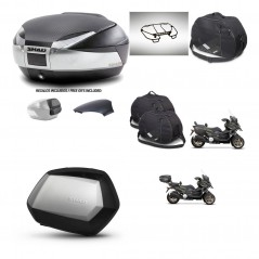 SHAD Maletas SH35 PREMIUM + soporte montaje baul SH48 tapa respaldo accesorios KIT-475596