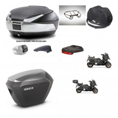 SHAD SH23 alu suitcases + mounting bracket SH48 trunk backrest cover accessories KIT-475603