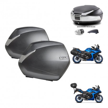 SHAD Trunk SH48 backrest cover + mounting bracket SH36 suitcases KIT-475604