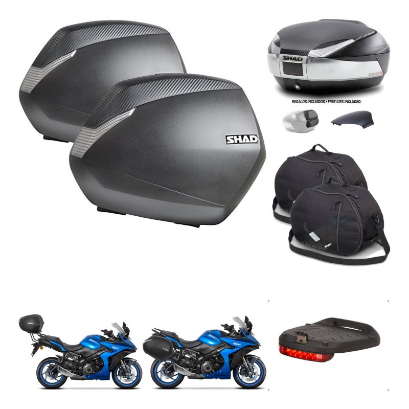 SHAD Trunk SH48 backrest cover + mounting bracket SH36 suitcases accessories KIT-475611