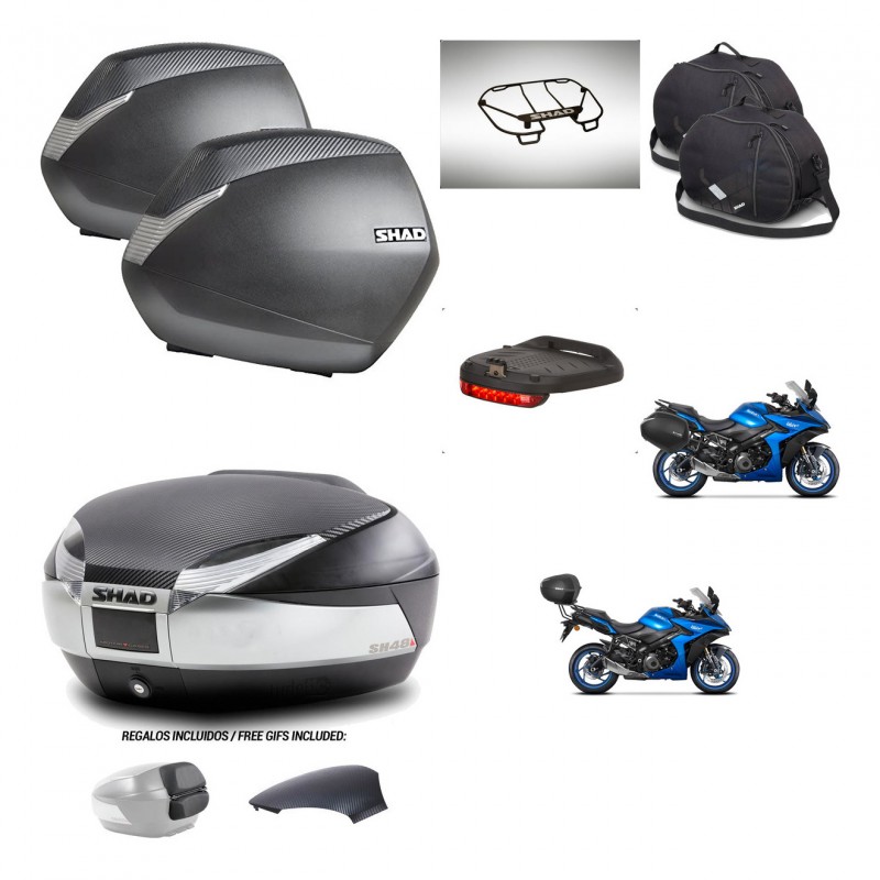 SHAD Trunk SH48 backrest cover + mounting bracket SH36 suitcases accessories KIT-475635