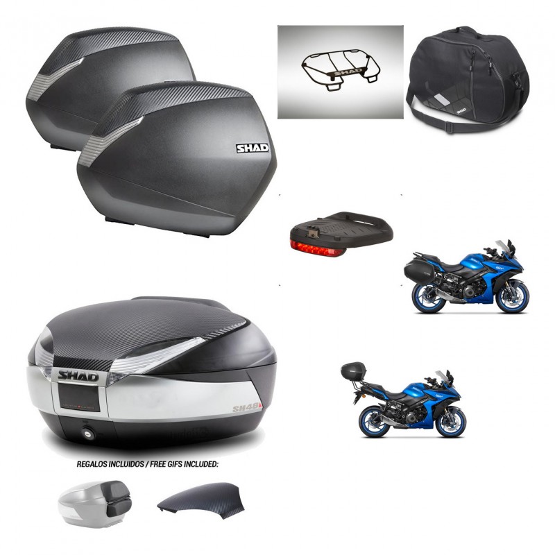 SHAD Trunk SH48 backrest cover + mounting bracket SH36 suitcases accessories KIT-475646