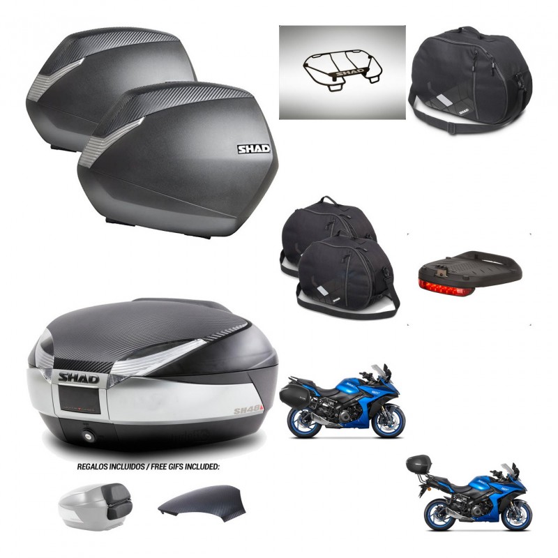 SHAD Trunk SH48 backrest cover + mounting bracket SH36 suitcases accessories KIT-475647